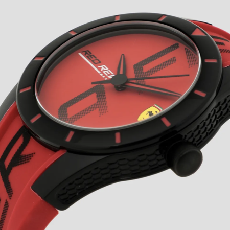 OROLOGIO RED REV ROSSO PICCOLO CON DETTAGLI NERI