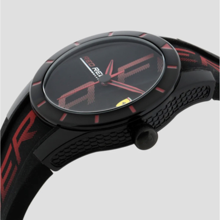 OROLOGIO RED REV PICCOLO NERO CON DETTAGLI ROSSI